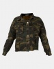Utopia Oversized Trucker Jacket Camo Print Photo