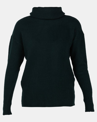 Photo of Legit Boxy Roll Neck Pullover Teal
