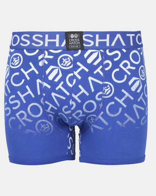 Photo of Crosshatch Blue 3 pack Form Printed Body shorts