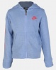 Nike Girls Air Full Zip Aluminium Heather Photo
