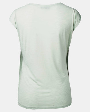 Photo of New Look Maternity Mint Green Wrap Front Nursing T-Shirt
