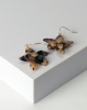 New Look Resin Flower Earrings Brown Photo