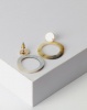 New Look Shell Ring Drop Finish Gold Photo