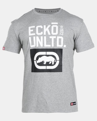 Photo of ECKO Unltd Core Logo T-shirt Grey
