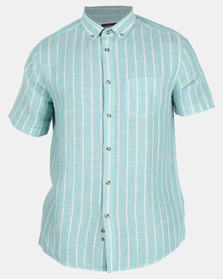 Photo of JCrew Green Vertical Stripe Shirt