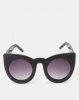 You I You & I Shiny Black Bold Cat-eye Sunglasses Photo