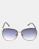 You I You & I Gold Grey Gradient Butterfly Sunglasses Photo