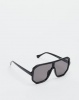 You I You & I Shiny Black Oversized Hexagon Sports Luxe Sunglasses Photo