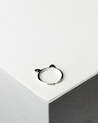 Photo of Utopia Cat Ears Ring Silver-tone