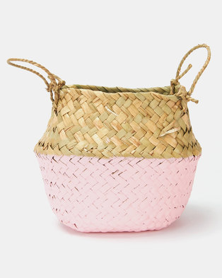 Photo of Utopia Wicker Miniature Basket Pink