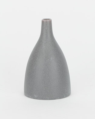 Photo of Utopia Soft Touch Vase Grey