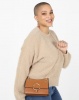 Utopia Chain Strap Clutch Bag Tan Photo