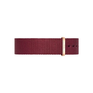 Photo of Daniel Wellington Classic 18 Roselyn RG DW00200211 Nato Watch Strap Ruby Red