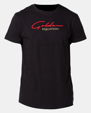 Photo of Golden Equation Basic Signature T-shirt Black