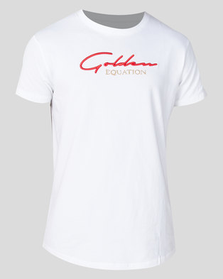 Photo of Golden Equation Basic Signature T-shirt White