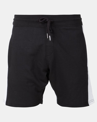 Photo of D Struct D-Struct Cut And Sew Panel Shorts Black