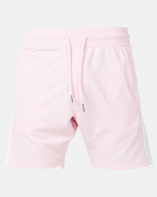 Photo of D Struct D-Struct Cut And Sew Panel Shorts Pink