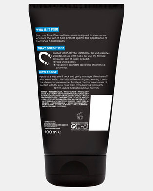 Photo of LOreal 100ml Paris Men Expert Pure Charcoal Face Scrub by L'Oreal