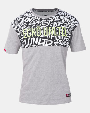 Photo of Ecko Unltd Word Tee Grey