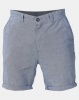 Brave Soul Oxford Cotton Shorts Navy Photo