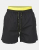 Brave Soul Kellan Double Waistband Swimshorts Black Photo