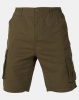 Brave Soul Canvas Cargo Shorts Khaki Photo