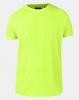 Brave Soul Crew Neck T-Shirt Neon Yellow Photo
