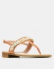 Bata Strap Thong Sandals Camel Photo
