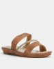 Bata Comfit Strap Sandals Camel Photo