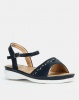 Bata Comfit Sling Back Sandals Blue Photo