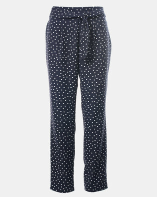 Photo of Contempo Printed Pants Navy