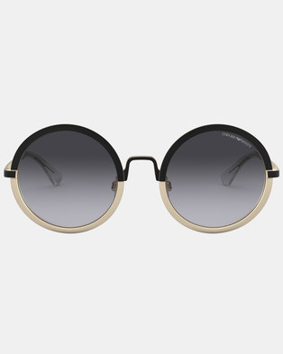 Photo of Emporio Armani 0EA2077 30018G Round Sunglasses Matte Black