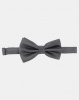 Joy Collectables Plain Twill Bow Tie Charcoal Photo