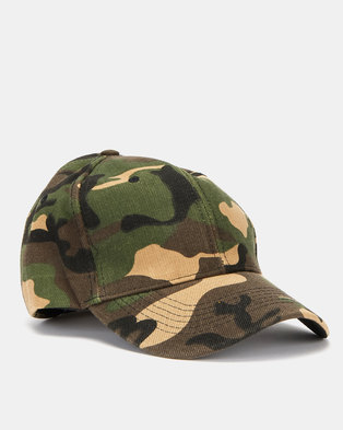 Photo of Joy Collectables Natural Cammo Peak Cap Green