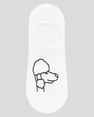 Photo of Joy Collectables 5PK Dogs Secret Socks White