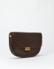 Joy Collectables Choc Faux Croc Belt Bag with CrossBody Chain Photo