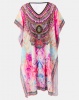 Joy Collectables Maxi Kaftan Pink Multi Photo