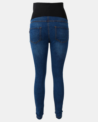 Photo of Cherry Melon Powerfit Skinny Jeans Mid Blue