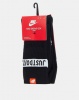 Nike U Sneaker Sox Crew 2 Pack JDI Black Photo