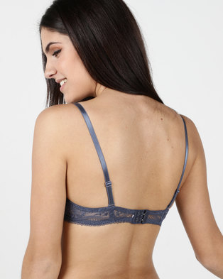 Photo of Sissy Boy Push Up Multiway Lace Detail Bra Blue