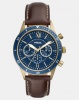 Fossil Flynn Sport Leather Watch Brown Photo