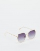 You I You & I Cut Out Cateye Sunglasses Silver Photo