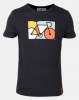 Vents Brull Melange Art Bike Colour T-Shirt Black Photo