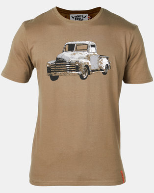 Photo of Vents Brull Chev Bakkie T-Shirt Olive