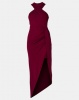 Revenge Halter Bodycon Burgundy Photo