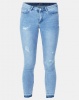Sissy Boy Light Vintage Looking out Axel Skinny With Rip & Repair Blue Photo