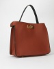 Utopia Two Tone Handbag Tan/Black Photo