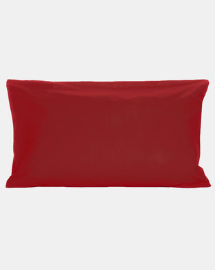 Photo of Horrockses Continental Pillowcase Crimson