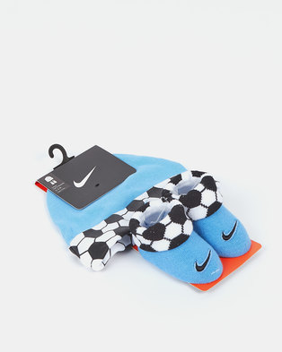 Photo of Nike Futura Beanie And Bootie Set University Blue