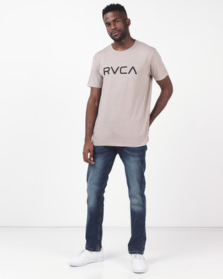Photo of RVCA Big RVCA Pigment Short Sleeve Tee Grey